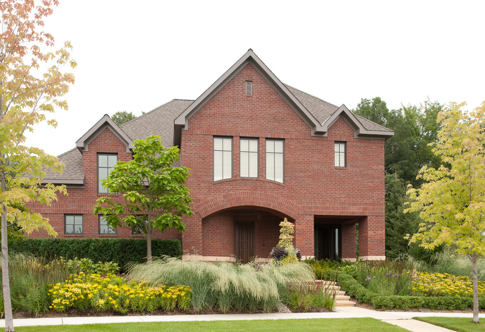 Acme Brick for Traditional Exterior with Tall Grass