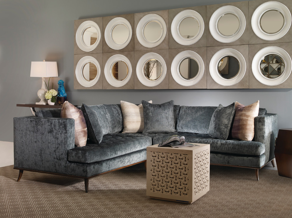 Ambella Home for Transitional Family Room with Transitional