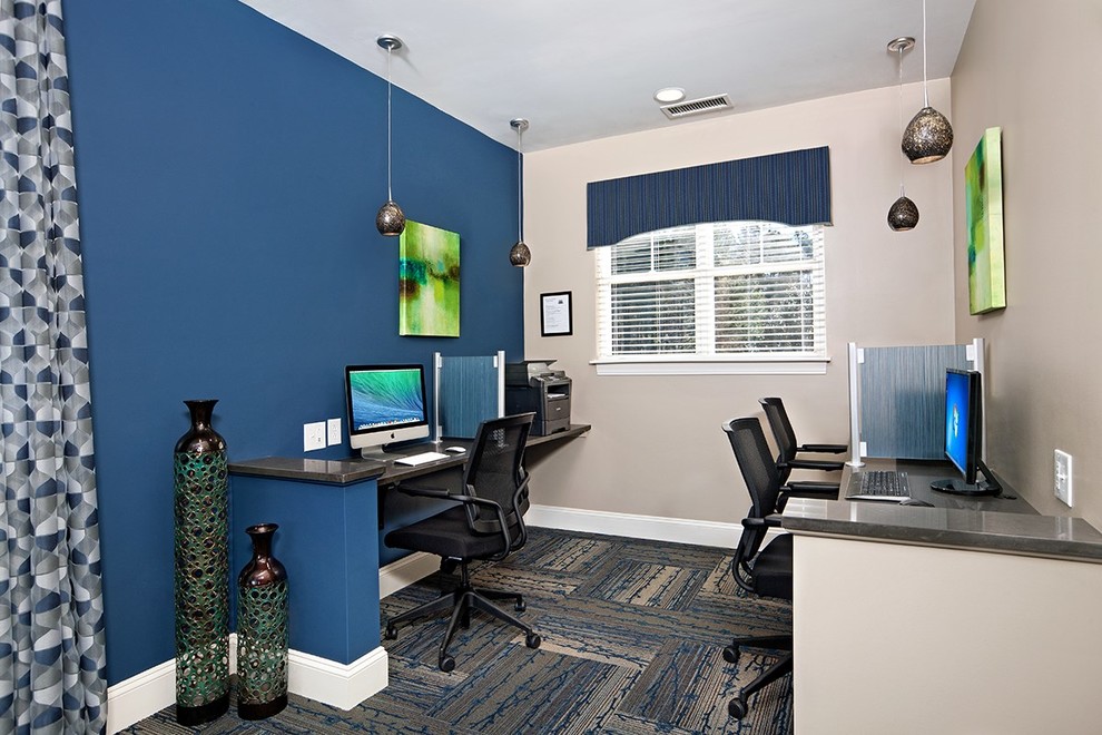 Bexley at Preston for Transitional Home Office with Computer Room