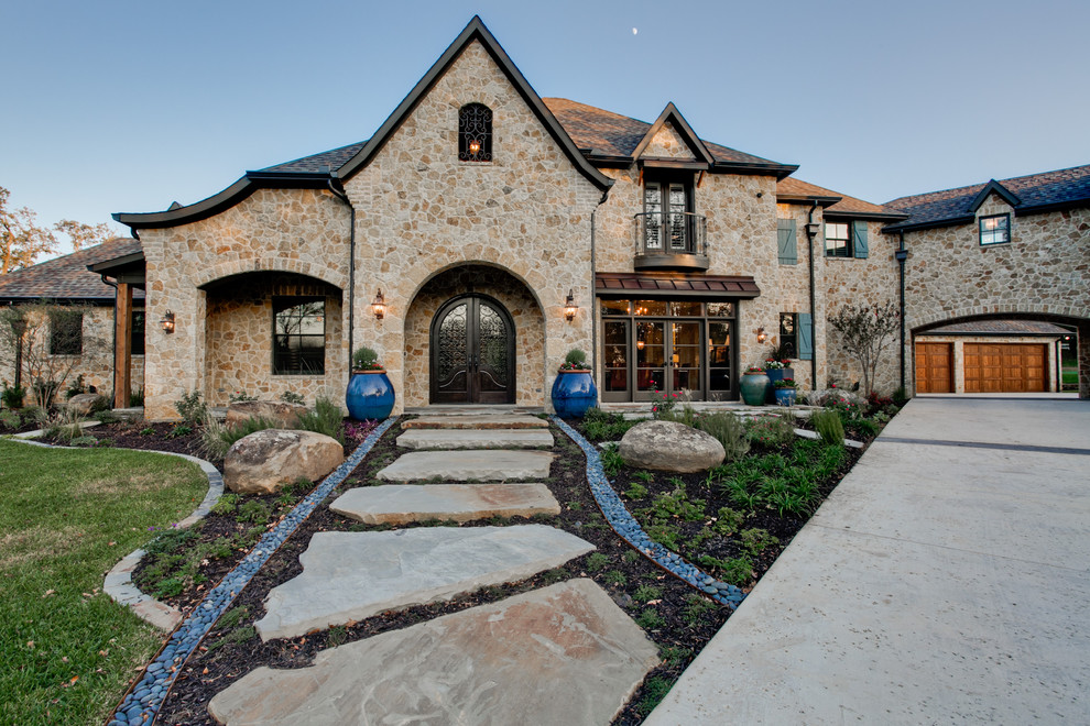 Boulders Golf for Traditional Exterior with Plants
