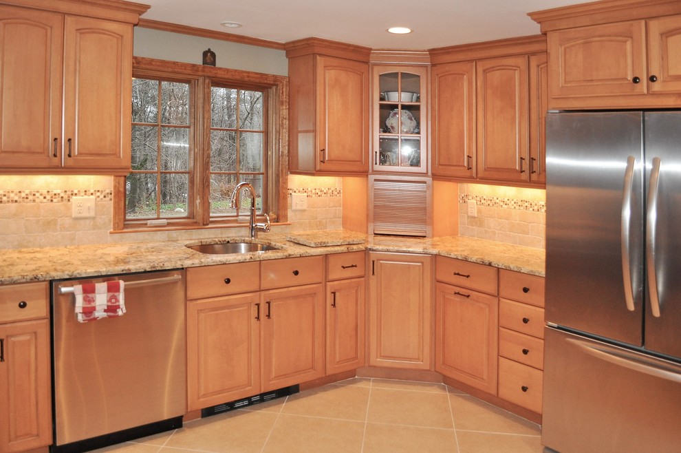 Brookside Lumber for Traditional Kitchen with Omega Dynasty Cabinets
