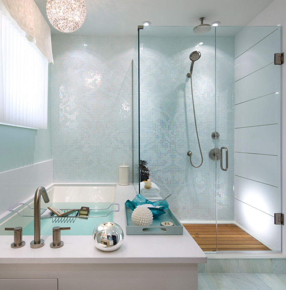 Candice Olsen for Contemporary Bathroom with Modern Lighting