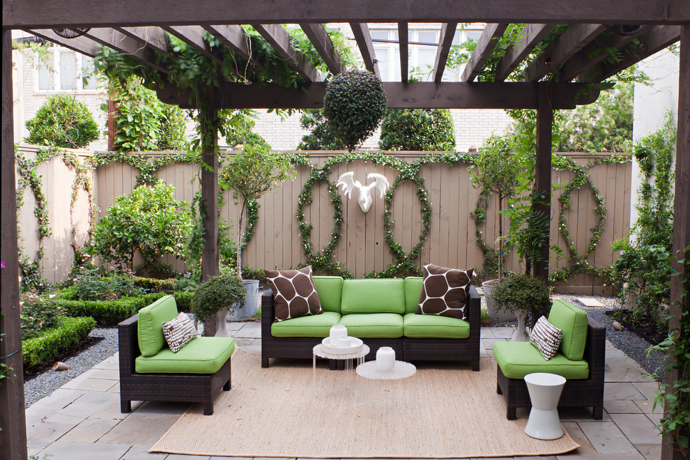 Circlepix for Transitional Patio with Beige Rug
