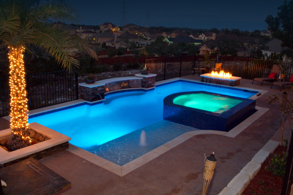 Cody Pools for Traditional Pool with Spa