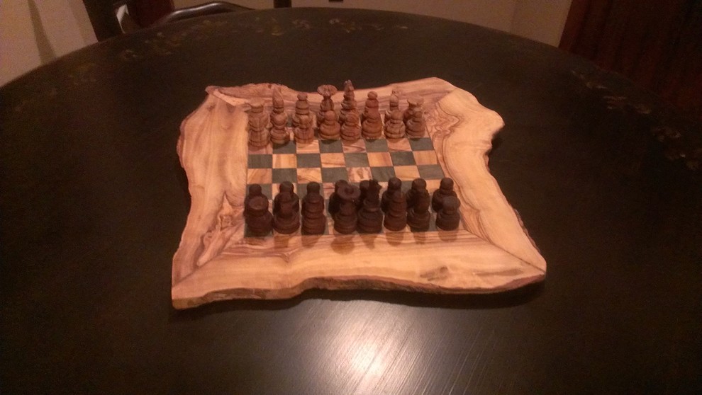 Cuddledown for Rustic Basement with Chess