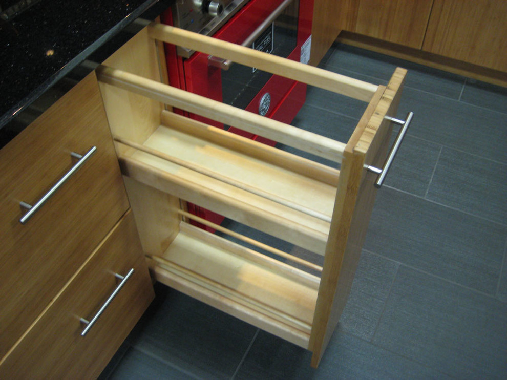 Curbside Delivery for Contemporary Spaces with Solid Bamboo Kitchen Cabinets Bamboo Cab