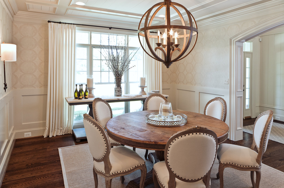 Currey for Transitional Dining Room with Pedestal Dining Table