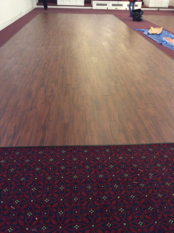Durkan Carpet for Transitional Spaces with Fusion Lvt