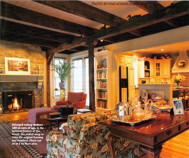 Finehomebuilding for Traditional Living Room with Finehomebuilding Magazine