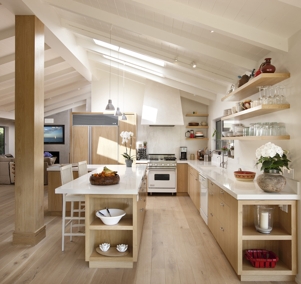 Gardner White Clearance for Contemporary Kitchen with Floating Shelves