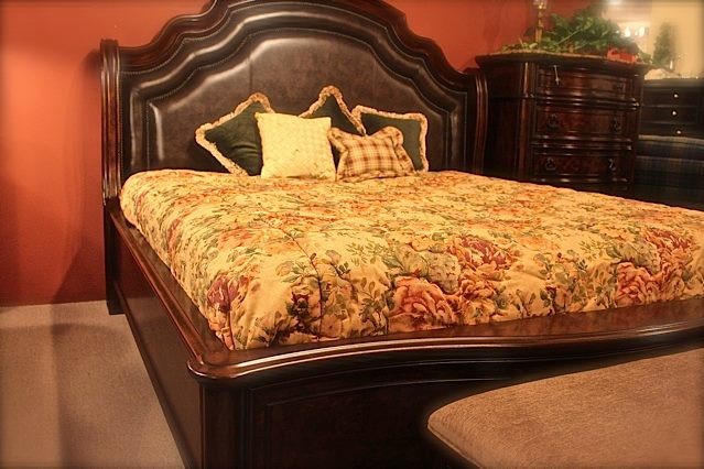 Harveys Furniture for Traditional Bedroom with Floral Bedding