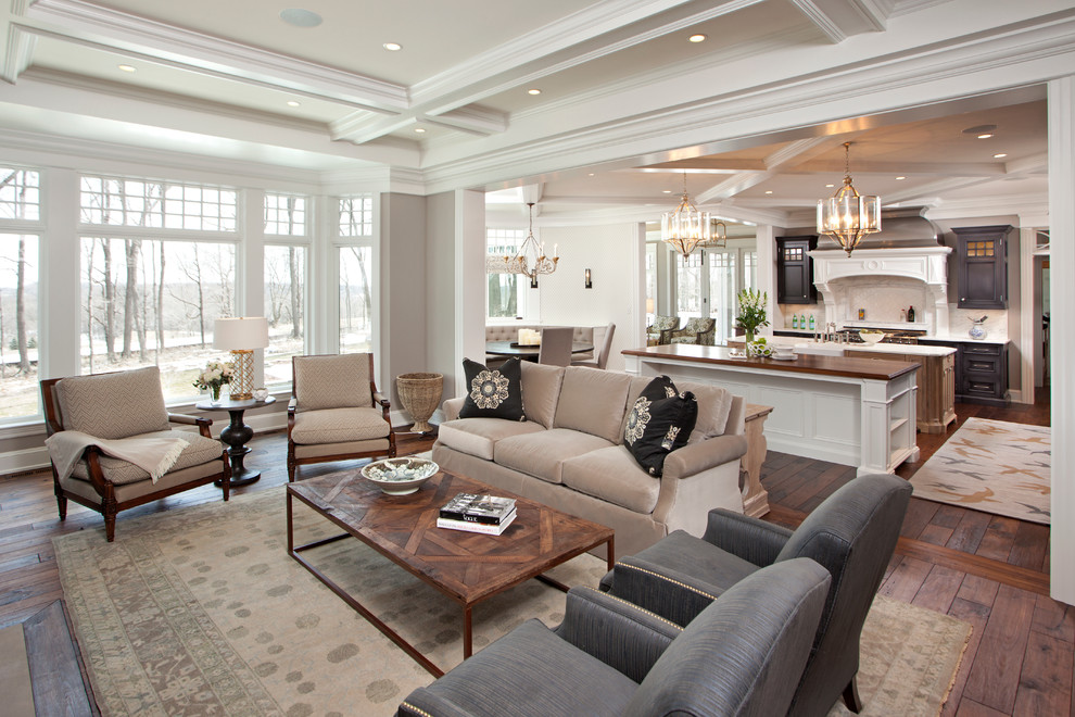 How to Get Rid of Popcorn Ceiling for Traditional Living Room with Lanterns