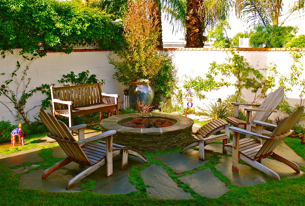 Huntington Beach Fire Pits for Beach Style Patio with Patio Furniture