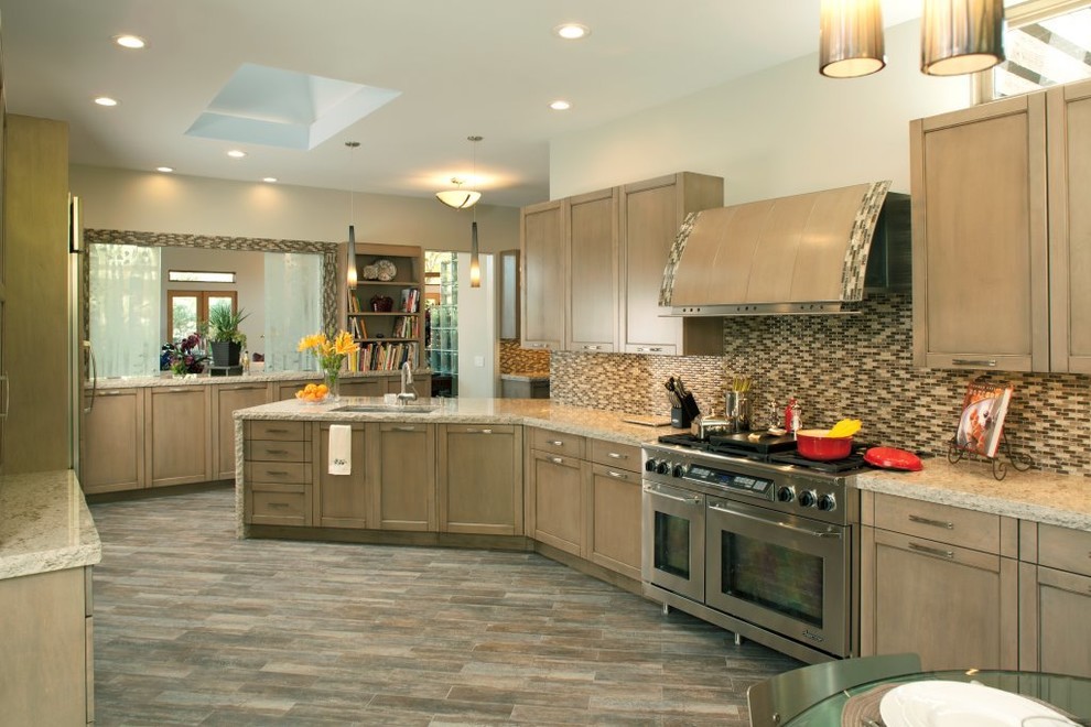 Ironwood Country Club for Contemporary Kitchen with Gray Tile