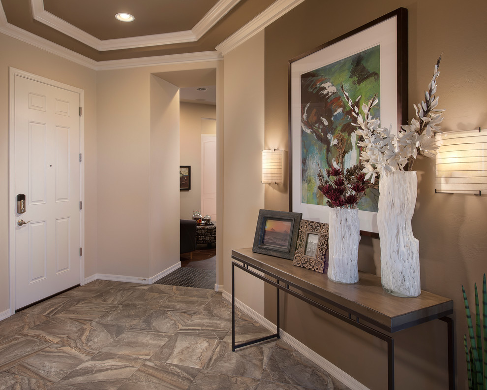 Meritage Homes Az for Contemporary Entry with Picture Frames