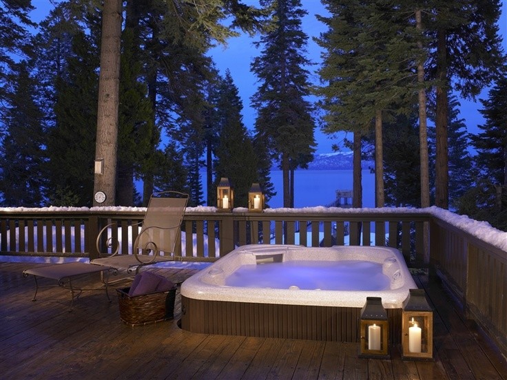 Mono Hot Springs for Traditional Patio with Outdoor Spa
