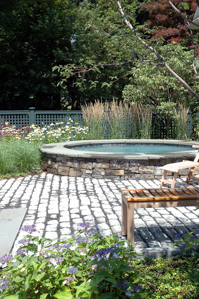 New Orleans Spca for Traditional Pool with Cobblestones