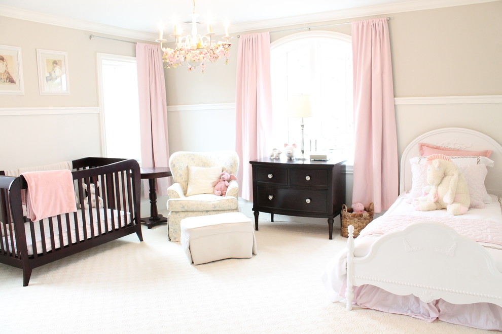 Nylon vs Polyester Carpet for Traditional Nursery with Nursery