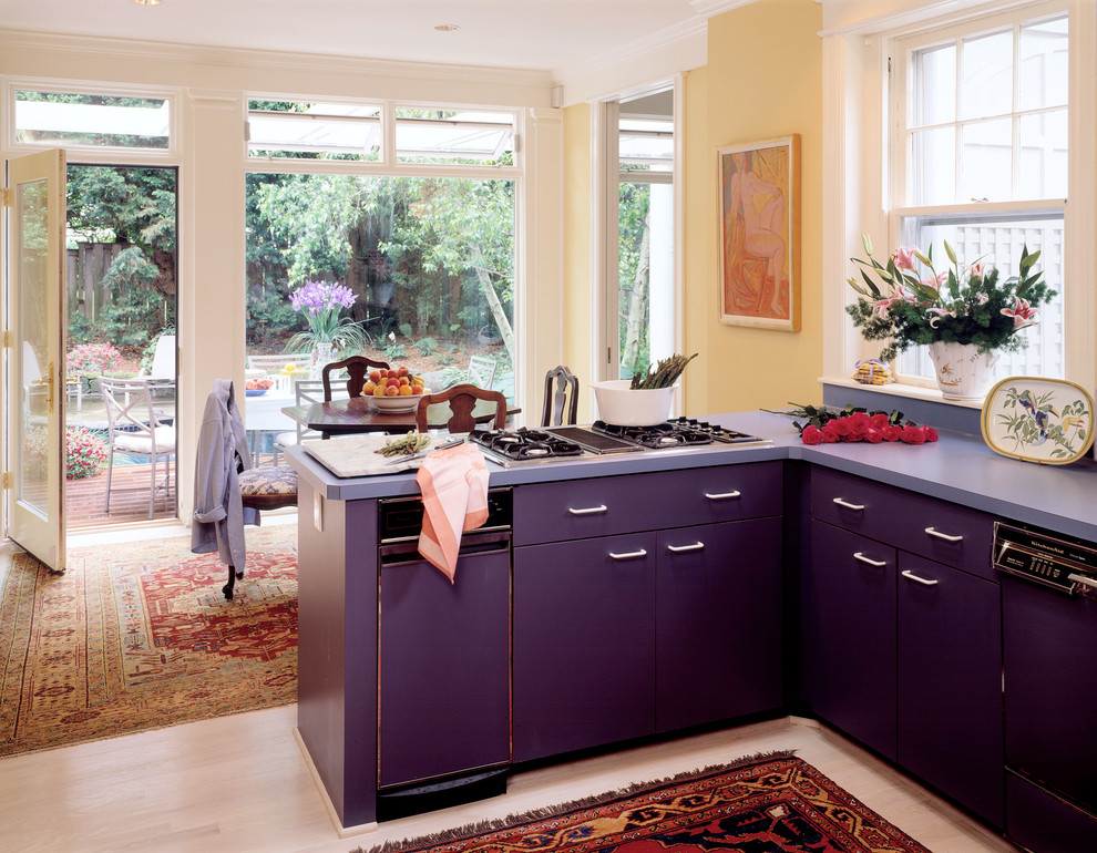 Oasis Chevy for Traditional Kitchen with Purple
