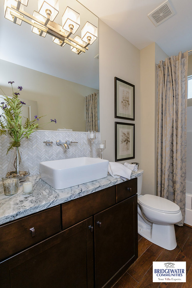 Ohm Granite for Transitional Spaces with Bridgewater Villa