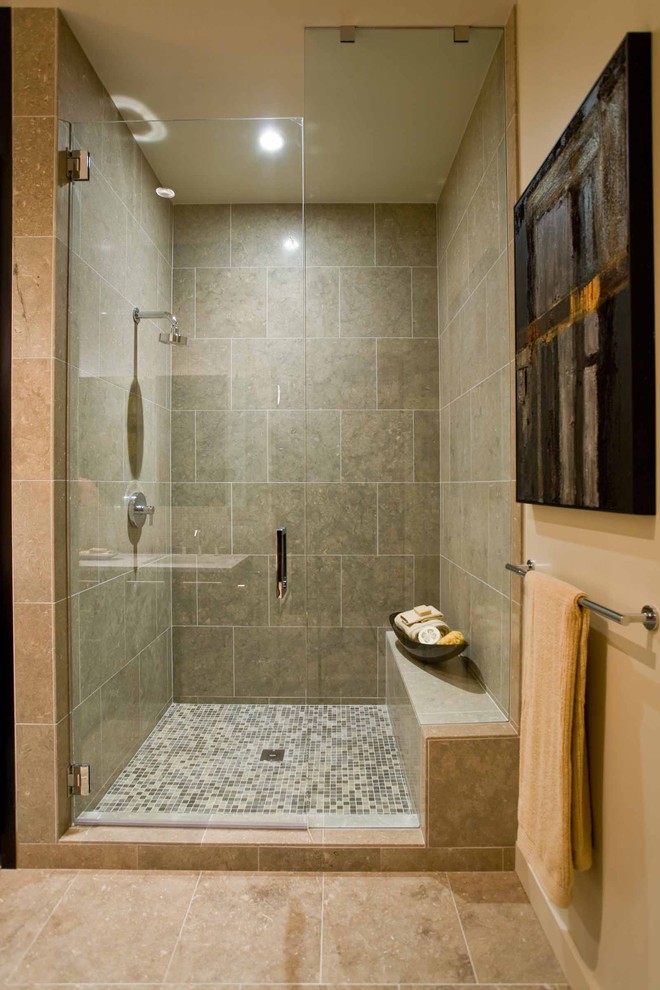 Oregon Tile and Marble for Contemporary Bathroom with Master Shower