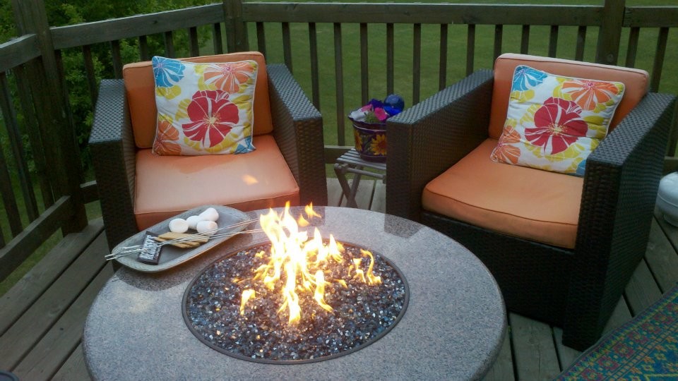 Oriflamme for Traditional Deck with Gas Fire Tables