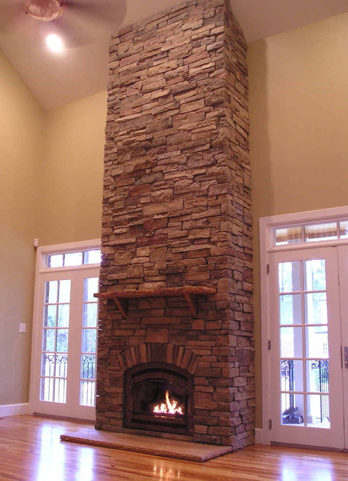 Owens Corning Cultured Stone for Traditional Living Room with Efficient