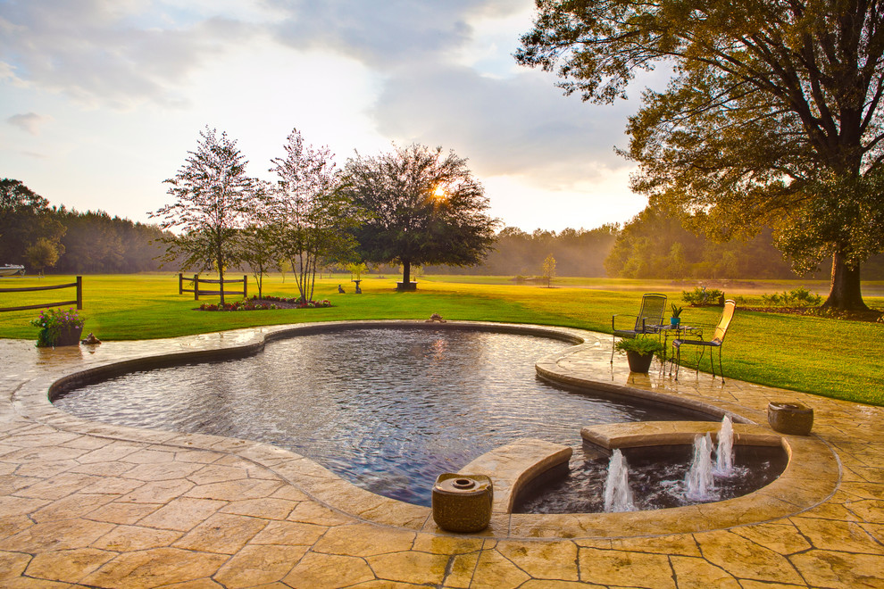 Paradise Pools and Spas for Farmhouse Pool with Landscape Photography