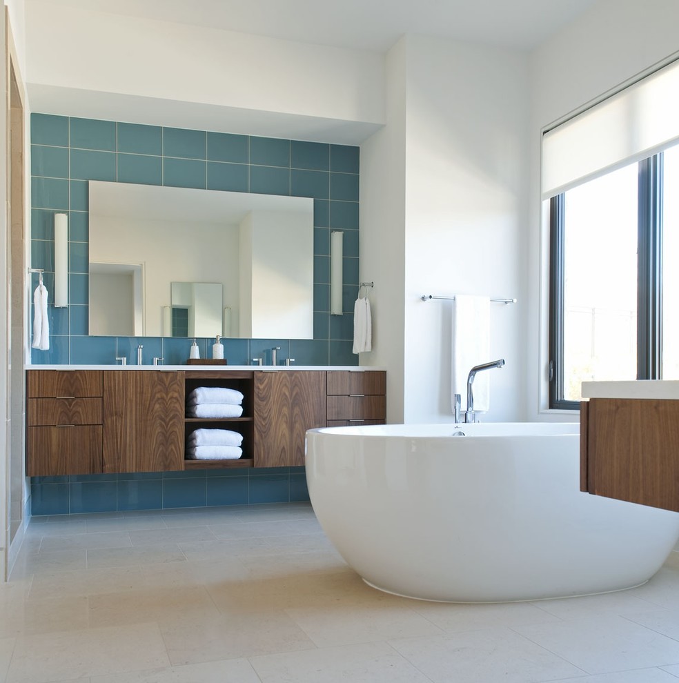 Paramount St Cloud for Contemporary Bathroom with Accent Wall