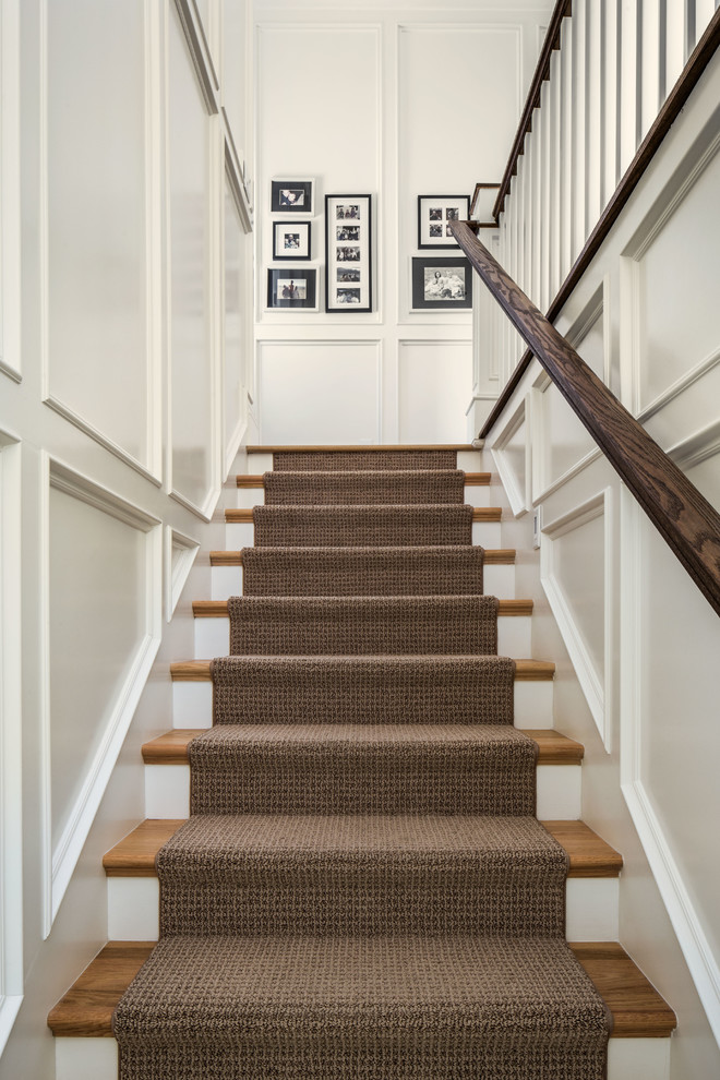Runnings Bismarck Nd for Traditional Staircase with Rug