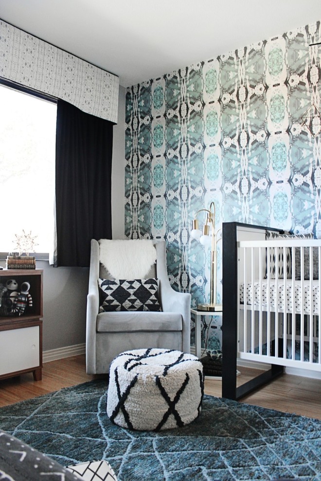 Ryland Homes Az for Contemporary Nursery with Nursery Wallpaper