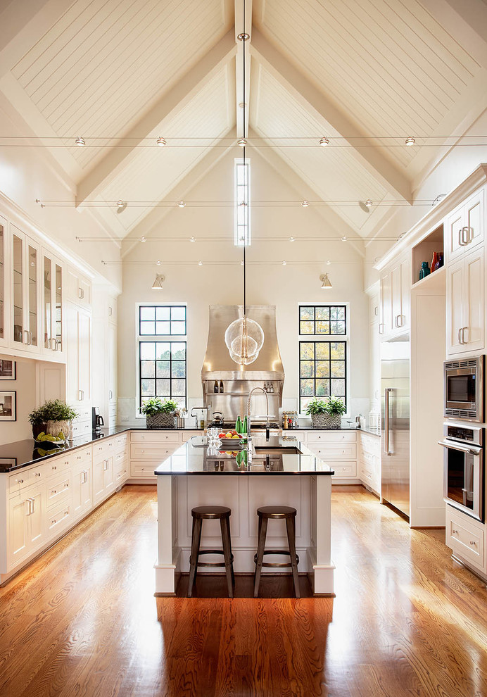 Sears Raleigh Nc for Traditional Kitchen with Cathedral Ceiling