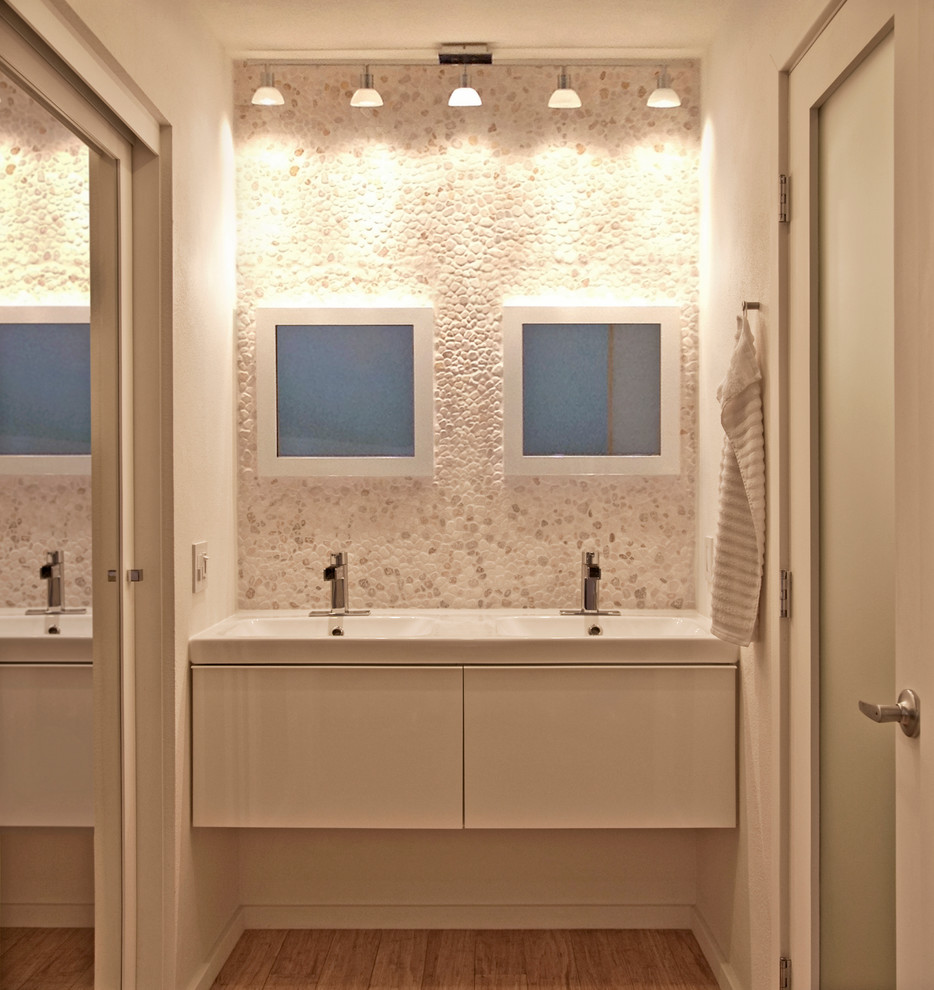 Singing River Electric for Contemporary Bathroom with Framed Mirrors