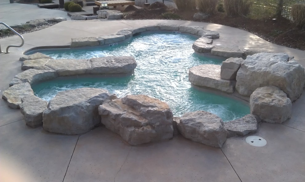Stillwaters Resort for Rustic Pool with Gunite Spa