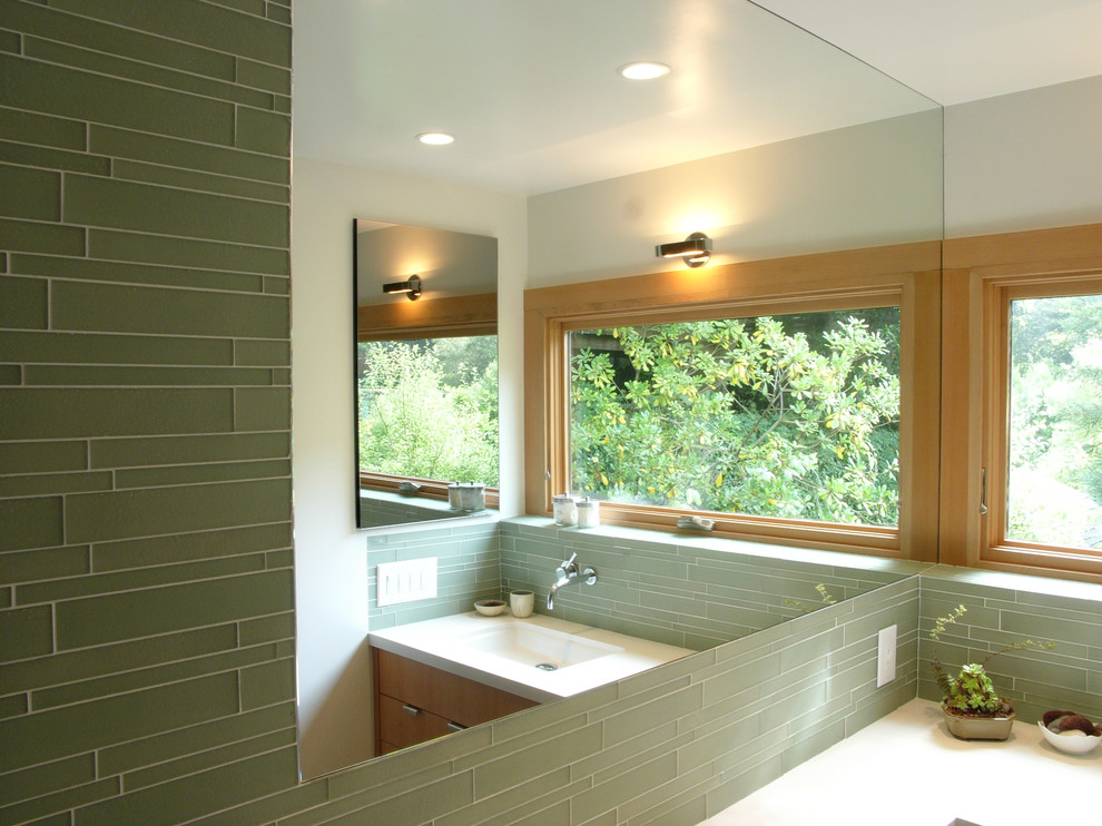 Tamalpais for Modern Bathroom with Wall Sconce