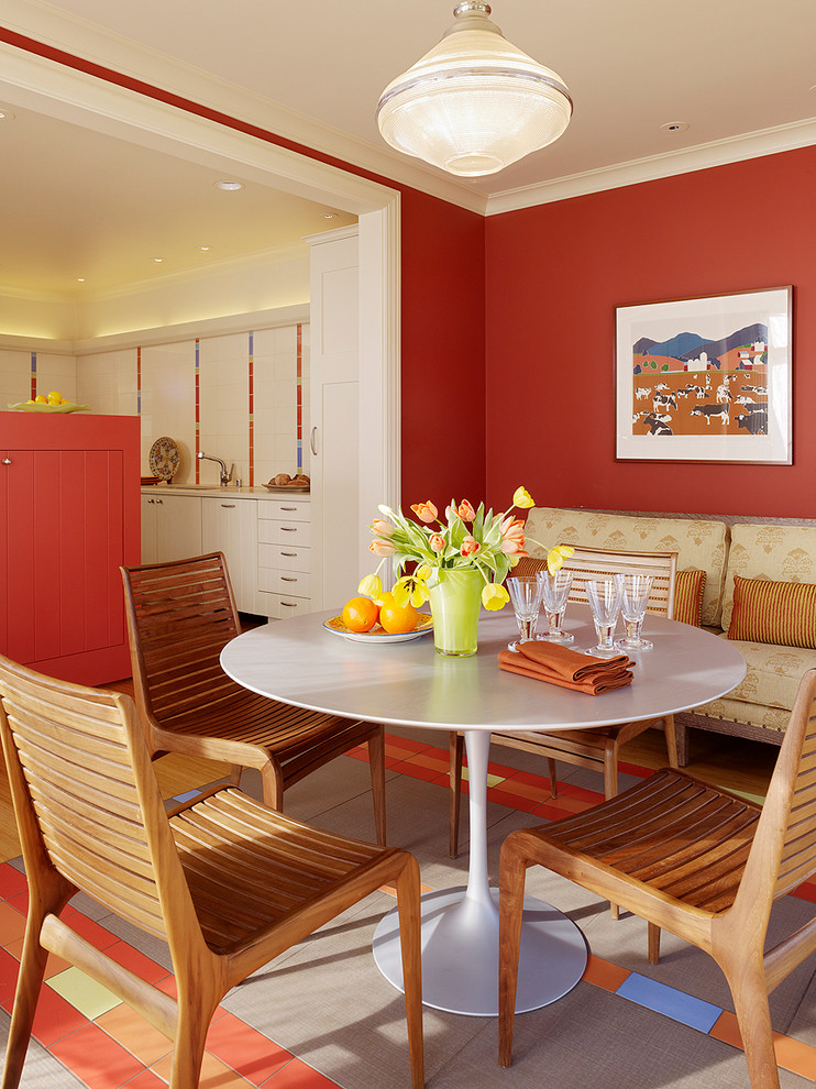 Ted Baker Nordstrom for Eclectic Dining Room with Large Tile