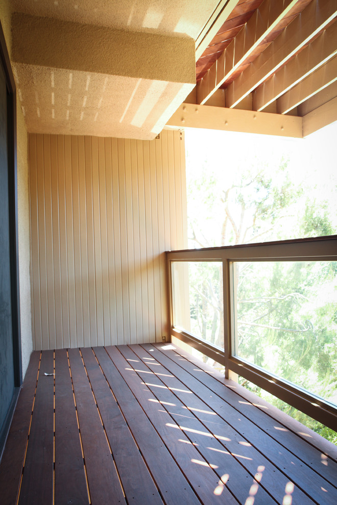 Tex Cote for Contemporary Porch with Balcony