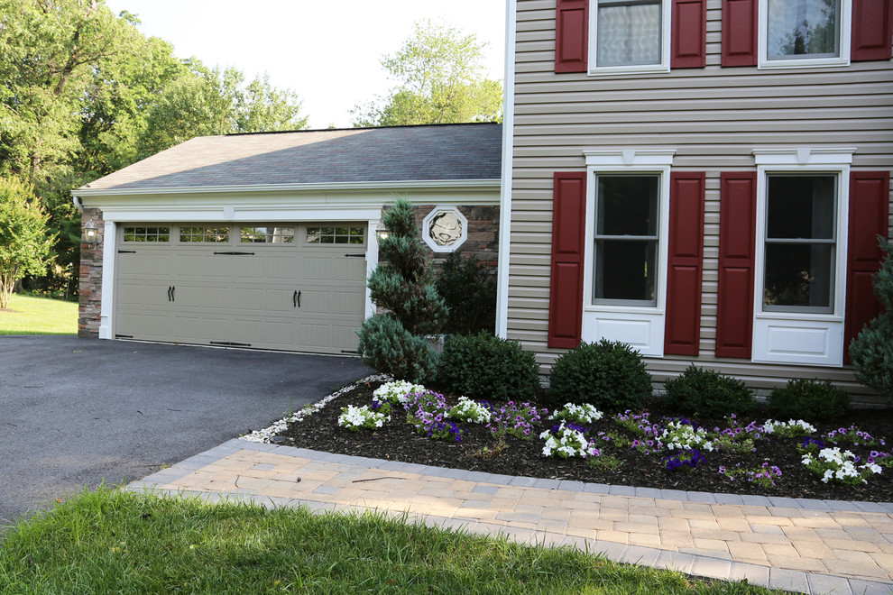 Thermacore for Traditional Garage with Tan Garage Door