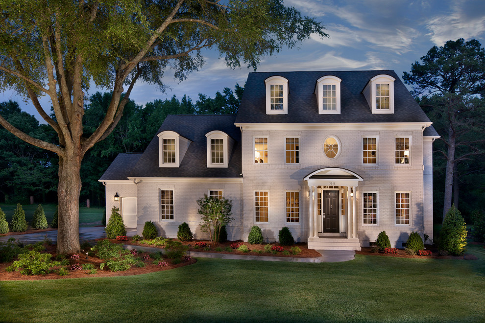 True Homes Charlotte Nc for Traditional Exterior with Accent Lighting