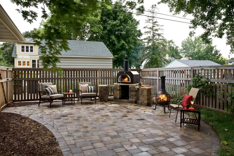 Tuscan Oven for Traditional Patio with Stone Patio