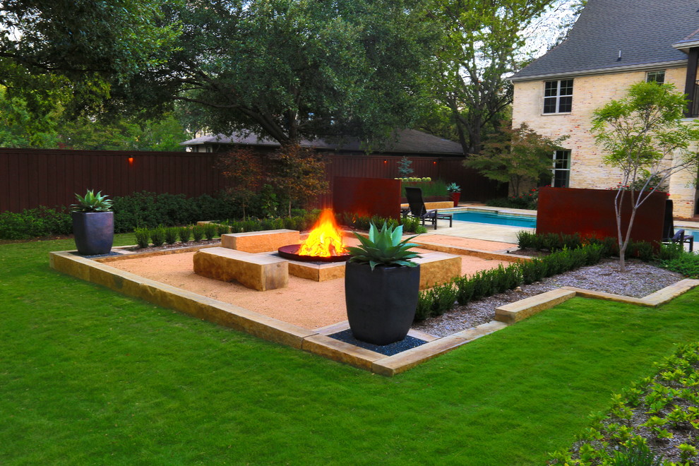 Urban Squared Realty for Modern Landscape with Quarry Block