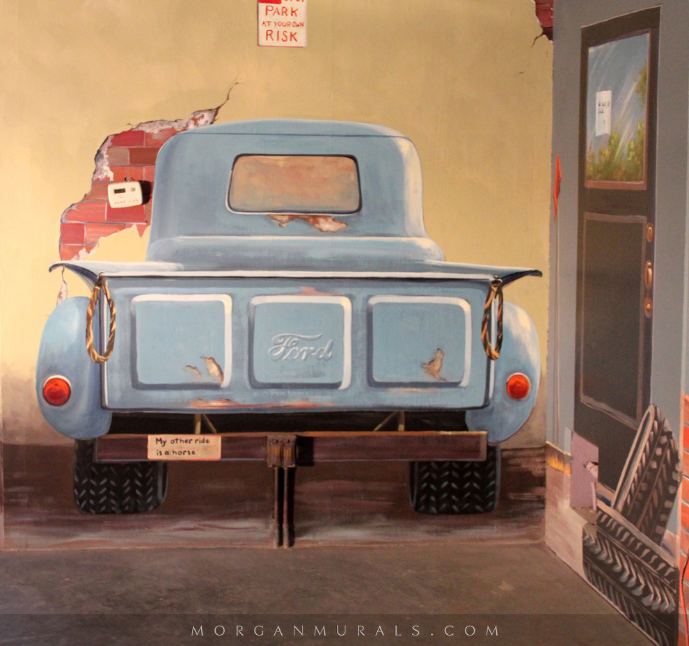 Vista Ford Oxnard for Eclectic Shed with Murals
