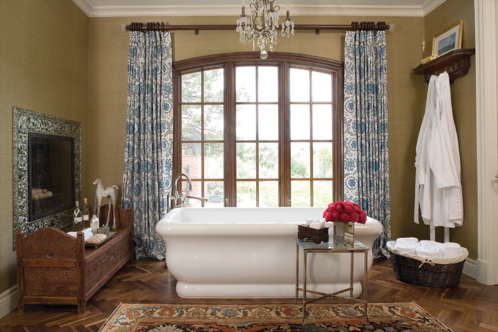 Waterworks Denver for Traditional Bathroom with Chandelier