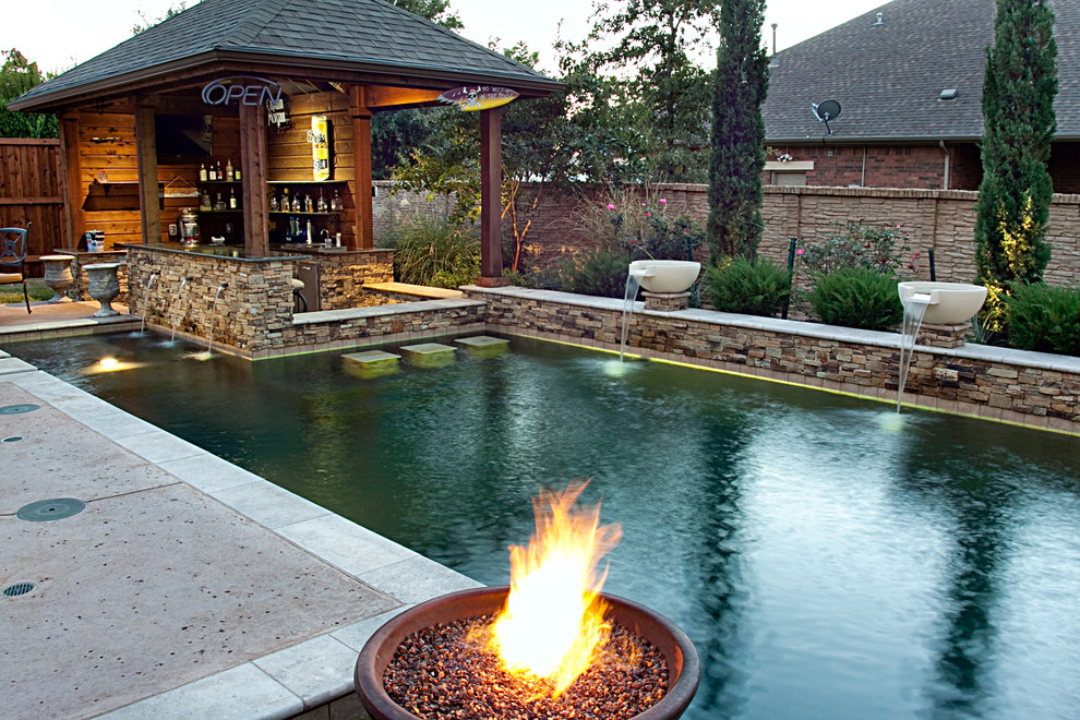 Wayfair Returns for Rustic Pool with Salt Concrete