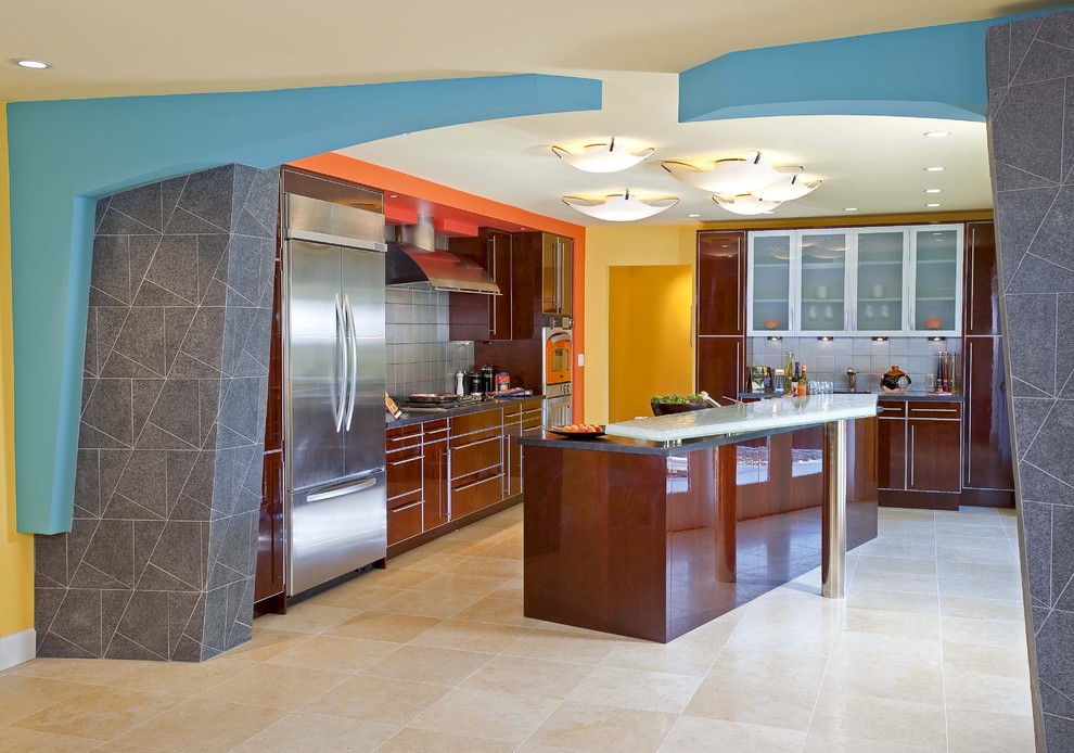 Westin Palo Alto for Contemporary Kitchen with Glass Counter