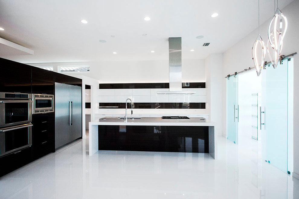 Westshore Yacht Club for Contemporary Kitchen with White