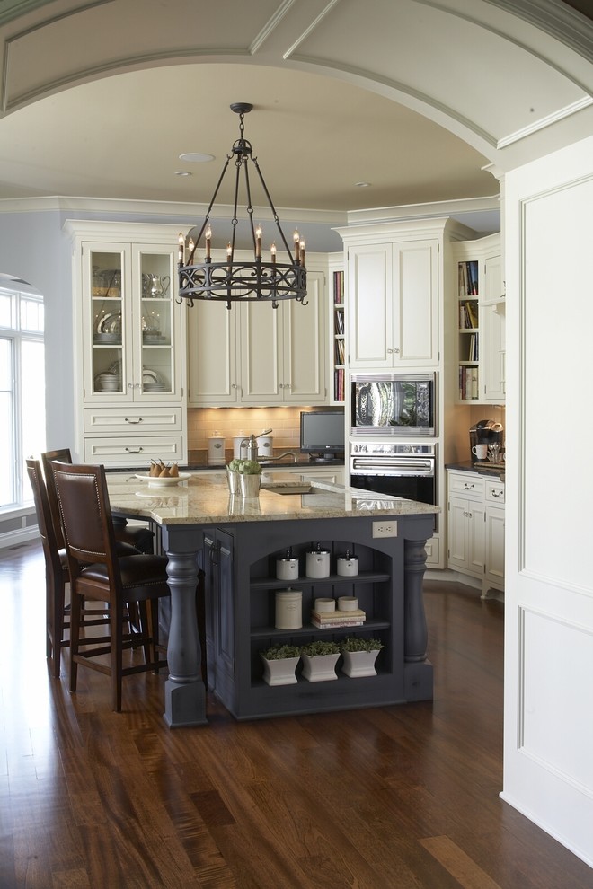 www.tourfactory.com for Traditional Kitchen with Nail Head Trim