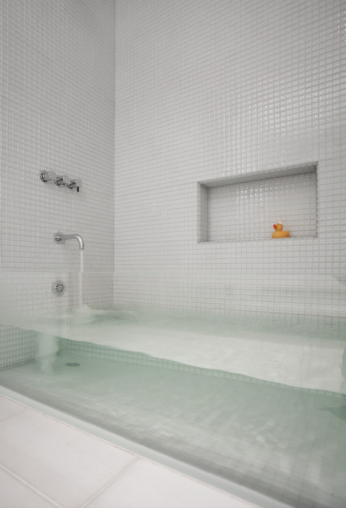 2 Person Bathtub Bathroom Contemporary with Clear Bathtub Glass Bathtub