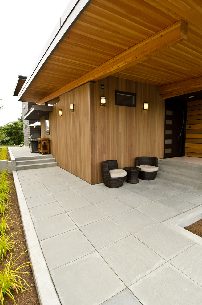 24x24 Concrete Pavers Porch Contemporary with 24x24 Concrete Pavers 