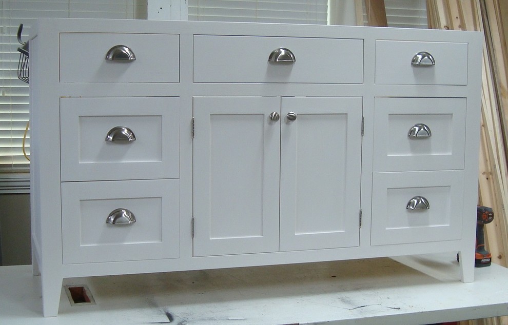 48 Inch Bathroom Vanity Spaces Farmhouse with 48 Inch Bathroom Vanity